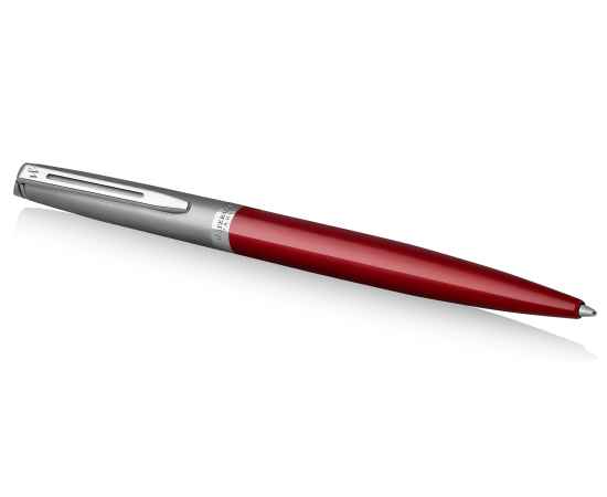 Шариковая ручка Waterman Hemisphere Entry Point Stainless Steel Red в подарочной упаковке, изображение 3