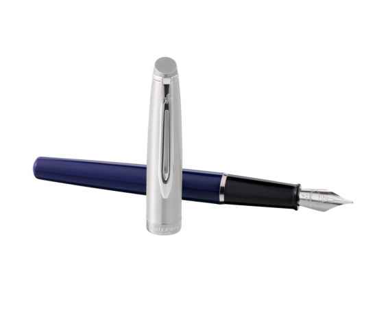 Перьевая ручка Waterman  Embleme цвет BLUE CT, цвет чернил: черный, изображение 3