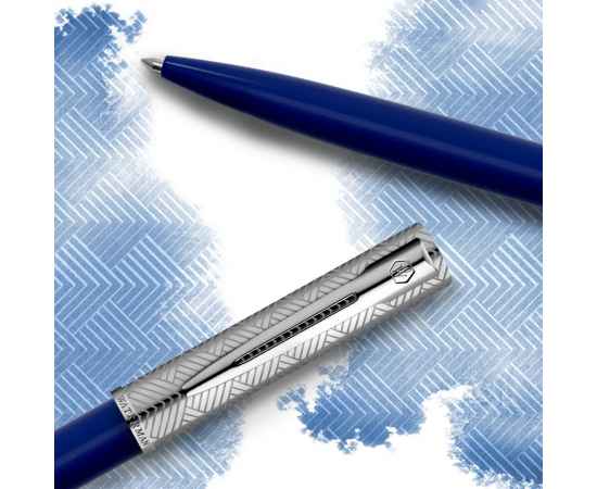 Шариковая ручка Waterman Graduate Allure Deluxe Blue, стержень: M, цвет чернил: blue, в падарочной упаковке., изображение 5