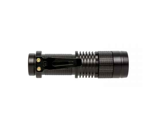 Карманный фонарик CREE, 3W, черный,, Цвет: черный, Размер: , высота 9 см., диаметр 2,5 см., изображение 7