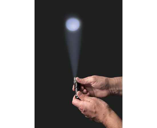 Карманный фонарик CREE, 3W, черный,, Цвет: черный, Размер: , высота 9 см., диаметр 2,5 см., изображение 10