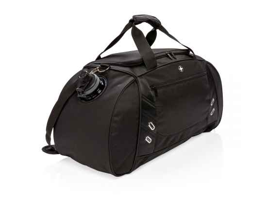 Спортивная сумка Swiss Peak, Черный, Цвет: черный, Размер: Длина 25 см., ширина 30 см., высота 61 см., изображение 4