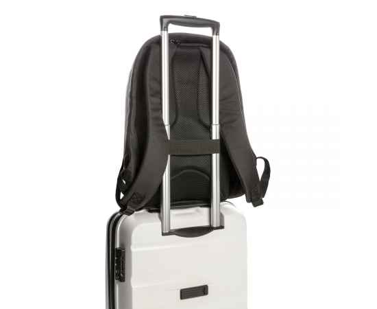 Рюкзак для ноутбука Swiss Peak с защитой от карманников, Черный, Цвет: черный, Размер: Длина 11 см., ширина 24 см., высота 43 см., изображение 11