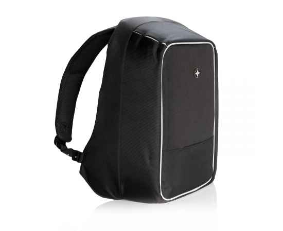 Рюкзак для ноутбука Swiss Peak с защитой от карманников, Черный, Цвет: черный, Размер: Длина 11 см., ширина 24 см., высота 43 см., изображение 4