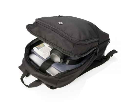 Рюкзак для ноутбука 17' Swiss Peak Business, Черный, Цвет: черный, Размер: Длина 33 см., ширина 44 см., высота 11 см., изображение 2