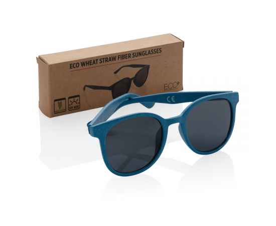 Солнцезащитные очки ECO, Синий, Цвет: синий, Размер: Длина 14,5 см., ширина 2,8 см., высота 5,3 см., изображение 2