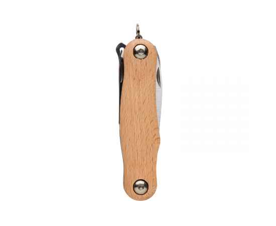 Карманный нож Wood, Коричневый, Цвет: коричневый, Размер: Длина 10,2 см., ширина 2,7 см., высота 2,3 см., изображение 2