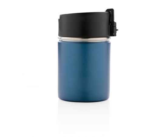 Компактная вакуумная кружка Bogota с керамическим покрытием, Синий, Цвет: синий,, Размер: , высота 12,2 см., диаметр 7,5 см., изображение 6