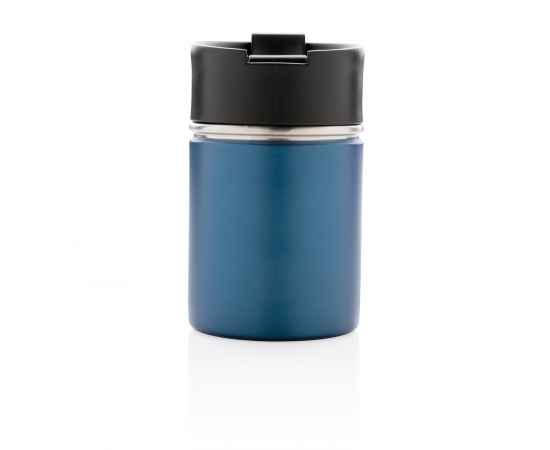 Компактная вакуумная кружка Bogota с керамическим покрытием, Синий, Цвет: синий,, Размер: , высота 12,2 см., диаметр 7,5 см., изображение 7
