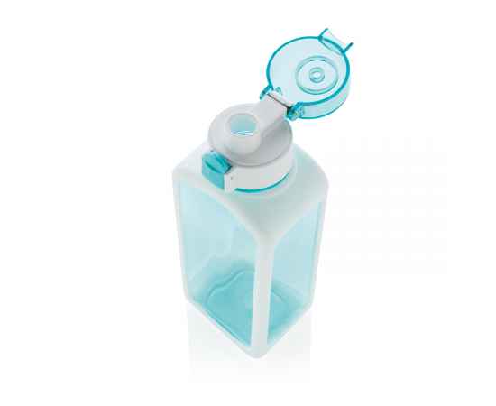Квадратная вакуумная бутылка для воды, Бирюзовый, Цвет: бирюзовый, Размер: , высота 20,7 см., диаметр 8,8 см., изображение 7
