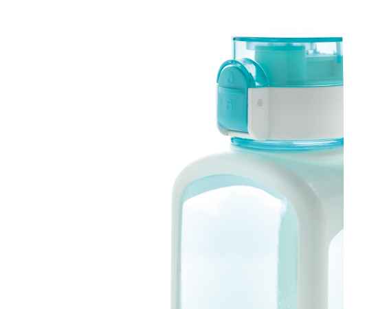 Квадратная вакуумная бутылка для воды, Бирюзовый, Цвет: бирюзовый, Размер: , высота 20,7 см., диаметр 8,8 см., изображение 9
