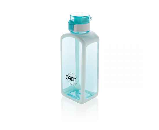 Квадратная вакуумная бутылка для воды, Бирюзовый, Цвет: бирюзовый, Размер: , высота 20,7 см., диаметр 8,8 см., изображение 3