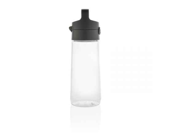Герметичная бутылка для воды Hydrate, Серый, Цвет: прозрачный, темно-серый, Размер: , высота 23,4 см., диаметр 7,4 см., изображение 6
