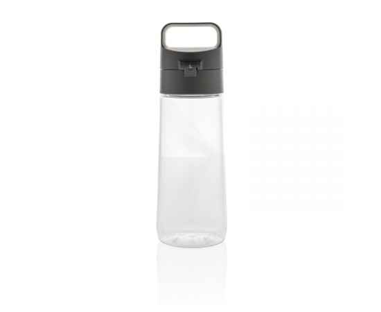 Герметичная бутылка для воды Hydrate, Серый, Цвет: прозрачный, темно-серый, Размер: , высота 23,4 см., диаметр 7,4 см., изображение 7