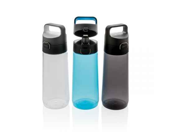 Герметичная бутылка для воды Hydrate, Серый, Цвет: прозрачный, темно-серый, Размер: , высота 23,4 см., диаметр 7,4 см., изображение 4