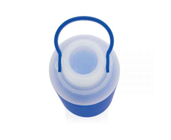 Стеклянная бутылка в силиконовом чехле, Синий, Цвет: синий, Размер: , высота 22,2 см., диаметр 7 см., изображение 9