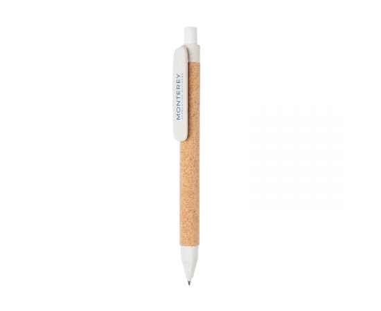 Эко-ручка Write, Белый, Цвет: белый, Размер: , высота 14 см., диаметр 1,1 см., изображение 3