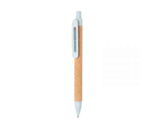 Эко-ручка Write, Синий, Цвет: синий, Размер: , высота 14 см., диаметр 1,1 см., изображение 3