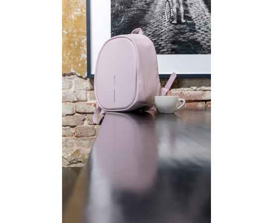 Рюкзак Elle Fashion с защитой от карманников, Розовый, Цвет: розовый, Размер: Длина 22,5 см., ширина 12 см., высота 29,5 см., изображение 6