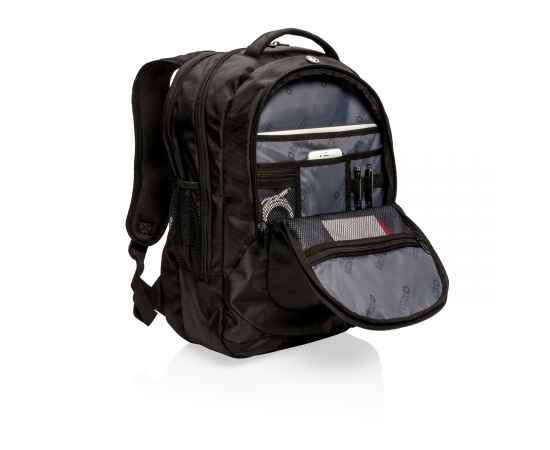 Рюкзак для ноутбука Swiss Peak, Черный, Цвет: черный, Размер: Длина 10 см., ширина 37 см., высота 46 см., изображение 2