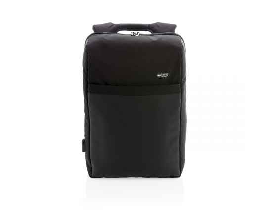 Антикражный рюкзак Swiss Peak 15'  с RFID защитой и разъемом USB, Черный, Цвет: черный, Размер: Длина 30 см., ширина 10 см., высота 43 см., изображение 5