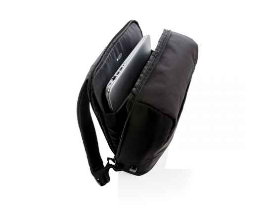 Антикражный рюкзак Swiss Peak 15'  с RFID защитой и разъемом USB, Черный, Цвет: черный, Размер: Длина 30 см., ширина 10 см., высота 43 см., изображение 7