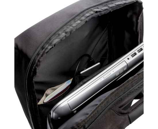 Антикражный рюкзак Swiss Peak 15'  с RFID защитой и разъемом USB, Черный, Цвет: черный, Размер: Длина 30 см., ширина 10 см., высота 43 см., изображение 10