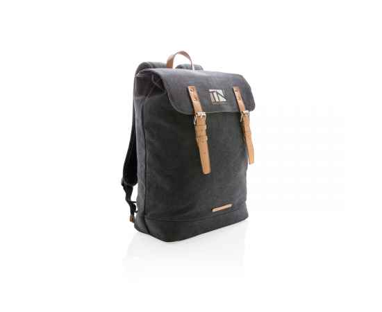 Рюкзак для ноутбука Canvas, Черный, Цвет: черный, Размер: Длина 44 см., ширина 32 см., высота 16 см., изображение 3