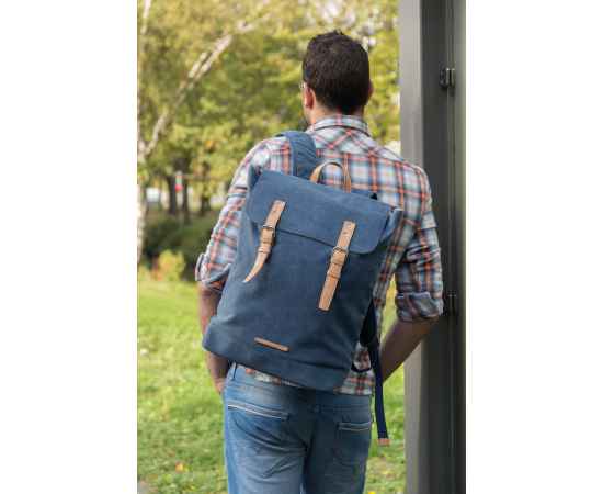 Рюкзак для ноутбука Canvas, Синий, Цвет: синий, Размер: Длина 44 см., ширина 32 см., высота 16 см., изображение 5