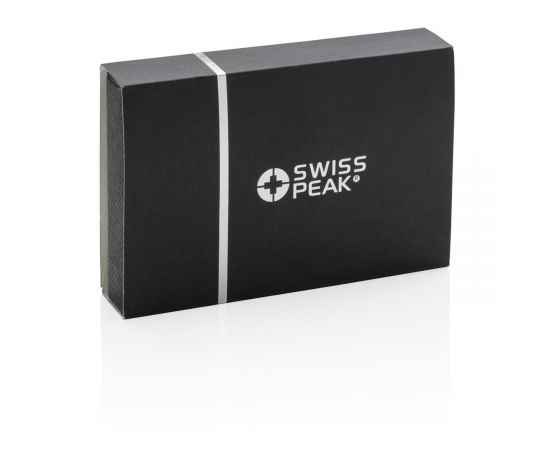 Бумажник Swiss Peak с защитой от сканирования RFID, Черный, Цвет: черный, Размер: Длина 0,3 см., ширина 10,3 см., высота 7 см., изображение 8
