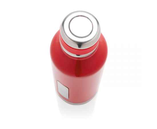 Герметичная вакуумная бутылка с шильдиком, Красный, Цвет: красный, Размер: , высота 20,3 см., диаметр 7,5 см., изображение 7