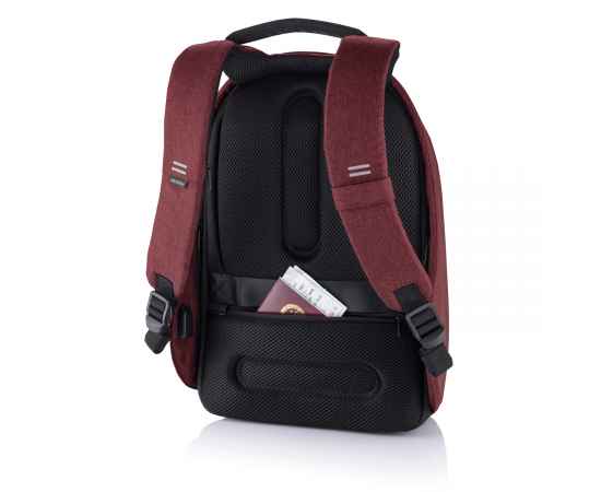Антикражный рюкзак Bobby Hero Regular, Красный, Цвет: красный, Размер: Длина 29 см., ширина 16 см., высота 45 см., изображение 7