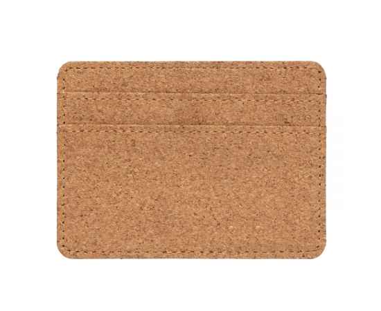 Эко-кошелек Cork c RFID защитой, Коричневый, Цвет: коричневый, Размер: Длина 10,2 см., ширина 0,2 см., высота 7,6 см., изображение 9