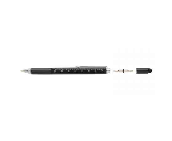 Многофункциональная ручка 5 в 1, черный,, Цвет: черный, Размер: , ширина 1,3 см., высота 15 см., изображение 7