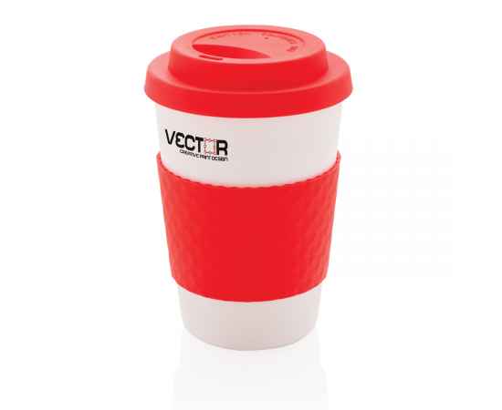 Стакан для кофе, 270 мл, Красный, Цвет: красный, Размер: , высота 11,8 см., диаметр 8 см., изображение 3