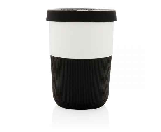 Стакан из PLA для кофе с собой 380 мл, Черный, Цвет: черный, Размер: , высота 11,5 см., диаметр 8,6 см., изображение 2
