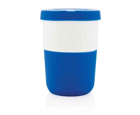 Стакан из PLA для кофе с собой 380 мл, Синий, Цвет: синий, Размер: , высота 11,5 см., диаметр 8,6 см., изображение 2
