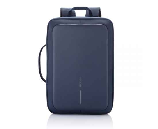 Сумка-рюкзак Bobby Bizz с защитой от карманников, Синий, Цвет: синий, черный, Размер: Длина 28 см., ширина 10 см., высота 41 см., изображение 2
