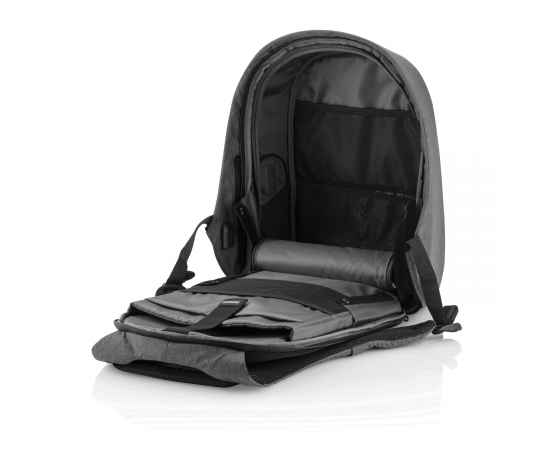 Антикражный рюкзак Bobby Hero  XL, Черный, Цвет: серый, черный, Размер: Длина 32,5 см., ширина 16,5 см., высота 49 см., изображение 19