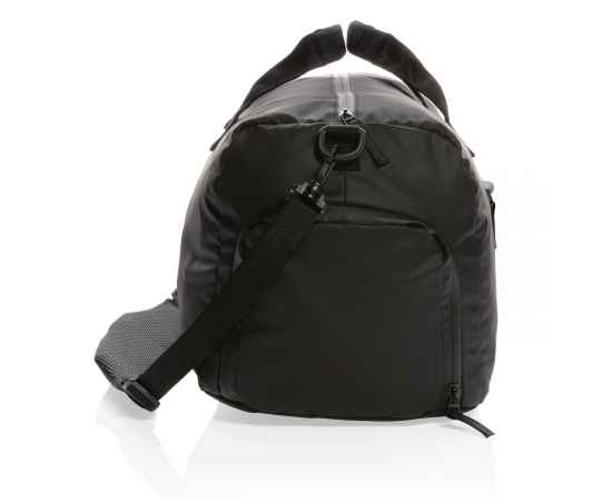 Дорожная сумка Fashion Black (без содержания ПВХ), Черный, Цвет: черный, Размер: Длина 48 см., ширина 24,5 см., высота 24,5 см., изображение 5