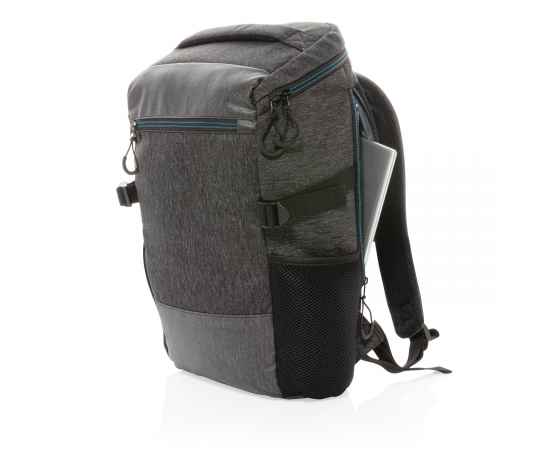 Рюкзак с легким доступом 900D для ноутбука 15.6' (не содержит ПВХ), Черный, Цвет: черный, Размер: Длина 24 см., ширина 12 см., высота 44 см., изображение 7