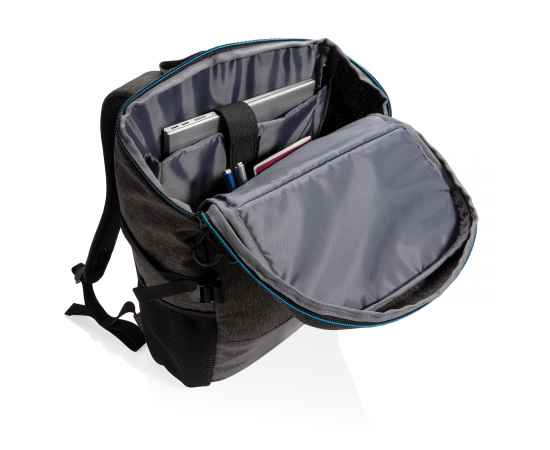 Рюкзак с легким доступом 900D для ноутбука 15.6' (не содержит ПВХ), Черный, Цвет: черный, Размер: Длина 24 см., ширина 12 см., высота 44 см., изображение 2