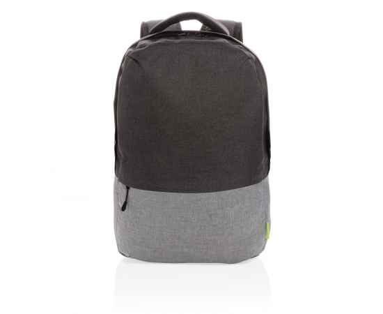 Рюкзак для ноутбука Duo color 15.6” с RFID защитой (не содержит ПВХ), Серый, Цвет: серый, Размер: Длина 30 см., ширина 10 см., высота 43 см., изображение 6