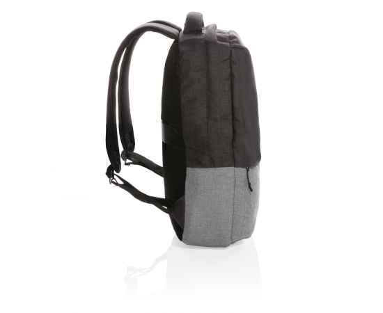 Рюкзак для ноутбука Duo color 15.6” с RFID защитой (не содержит ПВХ), Серый, Цвет: серый, Размер: Длина 30 см., ширина 10 см., высота 43 см., изображение 7