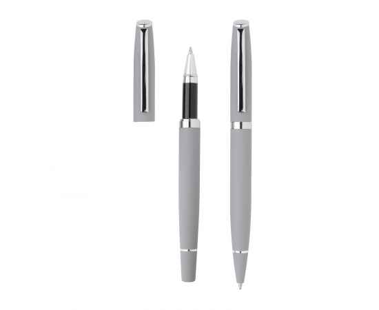 Набор ручек Deluxe, Серый, Цвет: серый, Размер: , высота 14 см., диаметр 1,1 см., изображение 6
