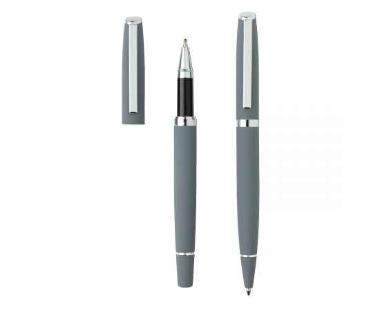 Набор ручек Deluxe, Серый, Цвет: серый, Размер: , высота 14 см., диаметр 1,1 см., изображение 7