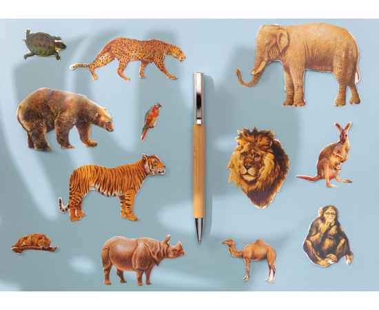 Бамбуковая ручка Modern, Коричневый, Цвет: коричневый, Размер: , высота 14,3 см., диаметр 1 см., изображение 4