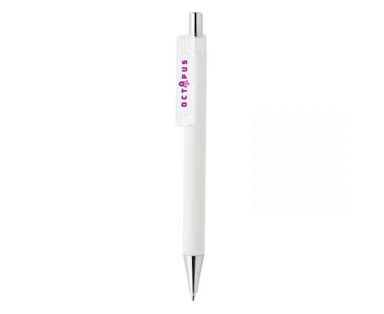 Ручка X8 Smooth Touch, Белый, Цвет: белый, Размер: , высота 14 см., диаметр 1,1 см., изображение 3
