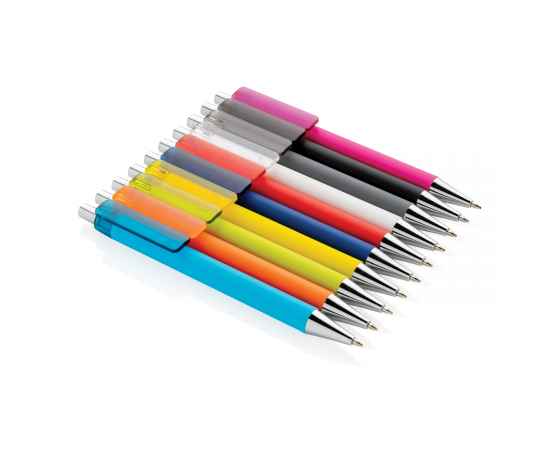 Ручка X8 Smooth Touch, Белый, Цвет: белый, Размер: , высота 14 см., диаметр 1,1 см., изображение 4