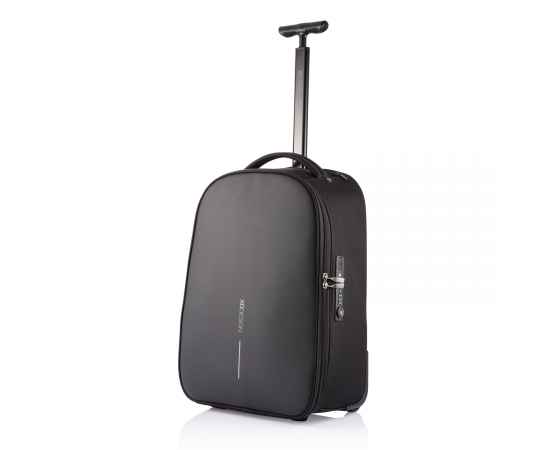 Антикражный рюкзак на колесах Bobby, Черный, Цвет: черный, Размер: Длина 35 см., ширина 21 см., высота 52 см., изображение 2